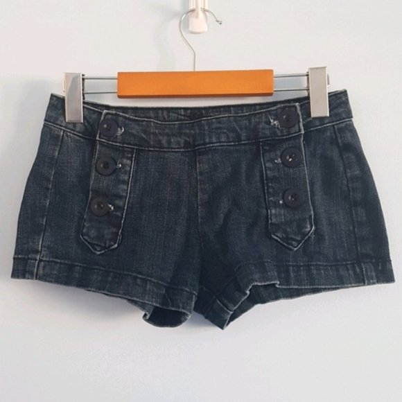 Urban Outfitters Lux sailor jean short shorts - Picture 1 of 9
